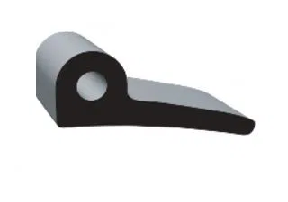 2199H2-50 – CLEAN SEAL Slide Out Seal, P-Type 1-1/4 Inch Width x 1/2 Thickness x 50 Foot Length Black EPDM (Ethylene ...
